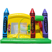 inflatable jumping castle crayon